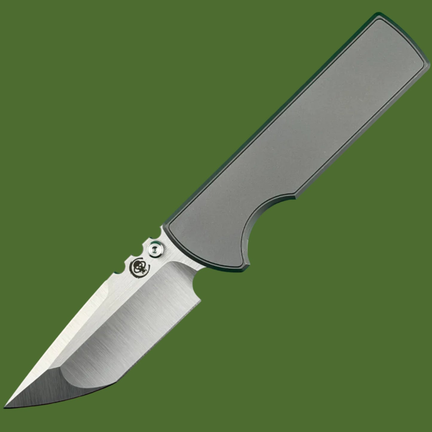 Chaves NTAK 229 Integral Titanium Tanto (Stonewash Handle, Satin Blade)