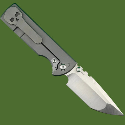 Chaves NTAK 229 Integral Titanium Tanto (Stonewash Handle, Satin Blade)