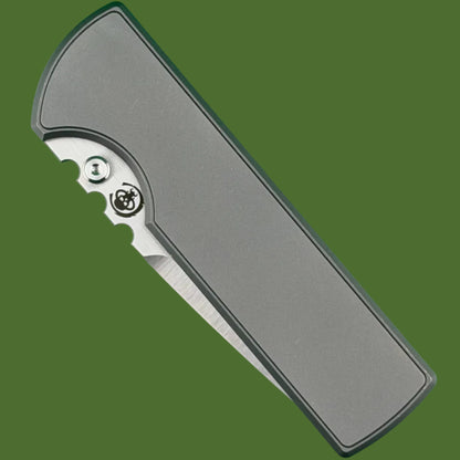 Chaves NTAK 229 Integral Titanium Tanto (Stonewash Handle, Satin Blade)