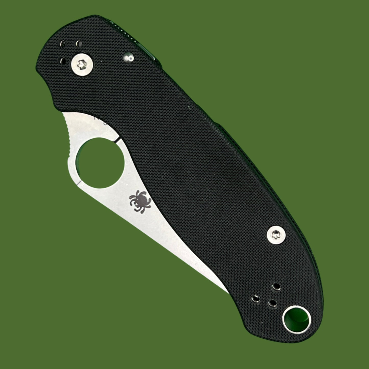 Spyderco Para 3 Compression Lock (Black G-10, Stonewashed Blade)