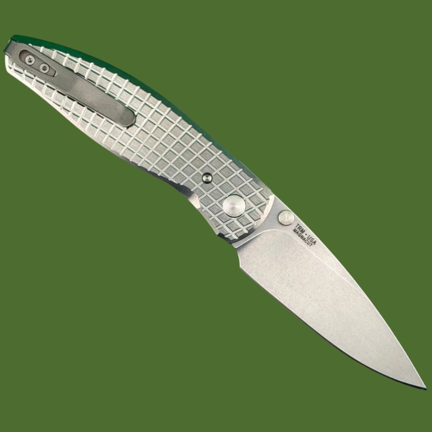 TRM Atom Linerlock Flat Frag Titanium
