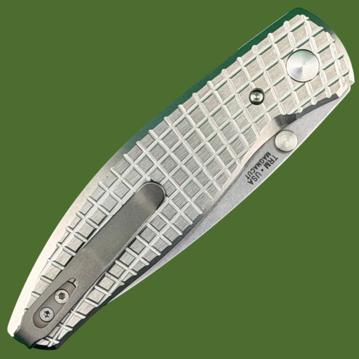 TRM Atom Linerlock Flat Frag Titanium
