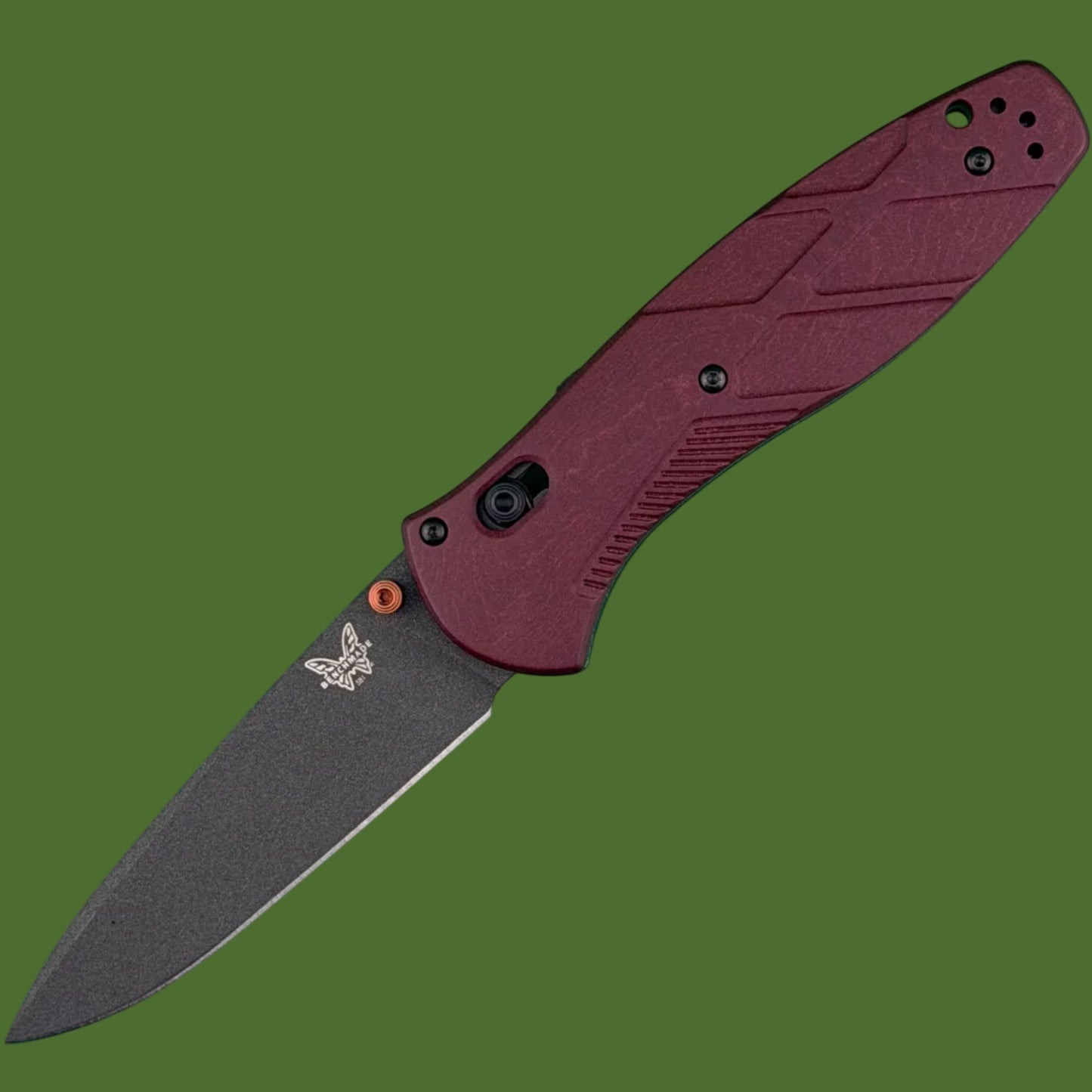 Benchmade PROTOTYPE Barrage Axis Assist Redstone Richlite 581BK-04