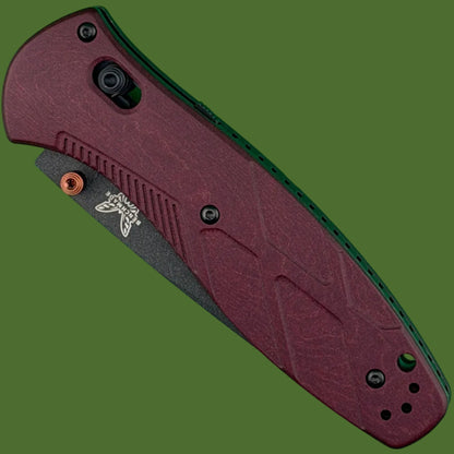 Benchmade PROTOTYPE Barrage Axis Assist Redstone Richlite 581BK-04