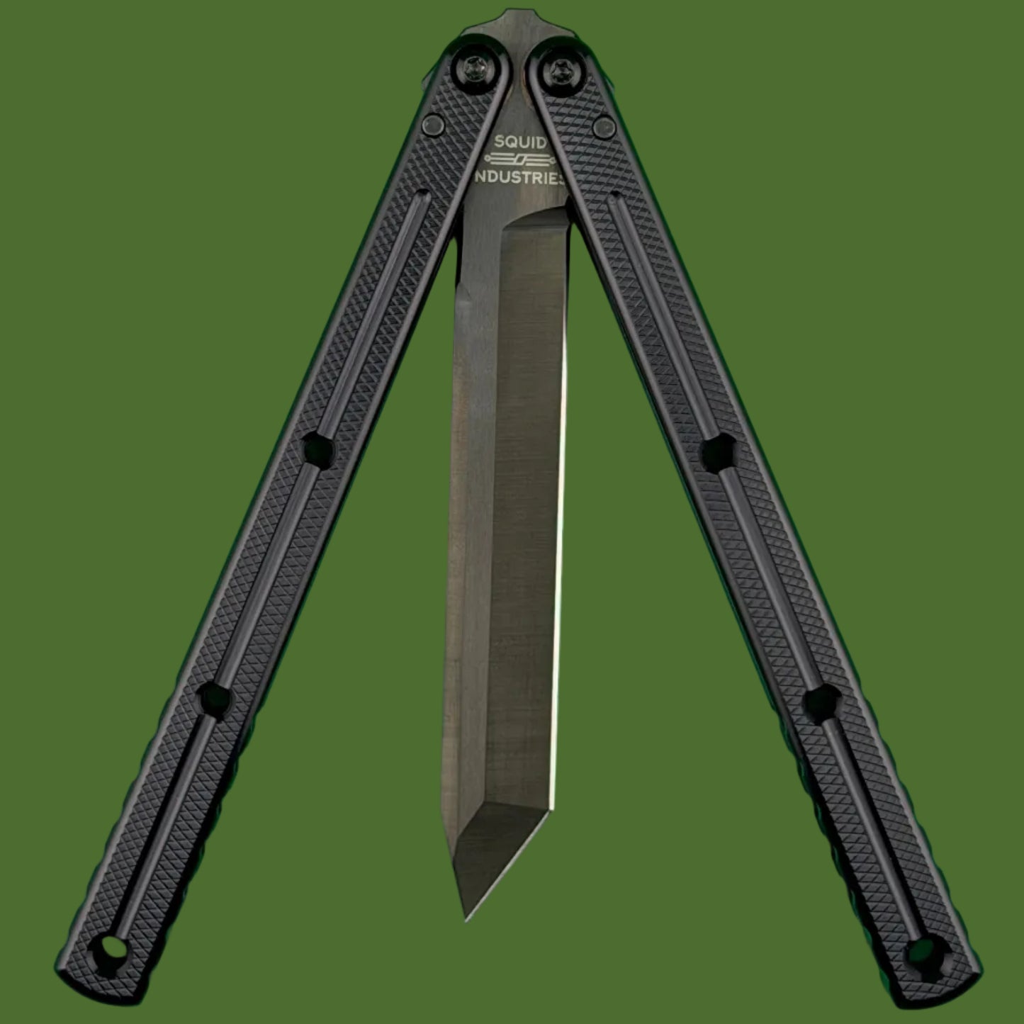 Squid Industries Krake Raken V3 Inked Black Tanto