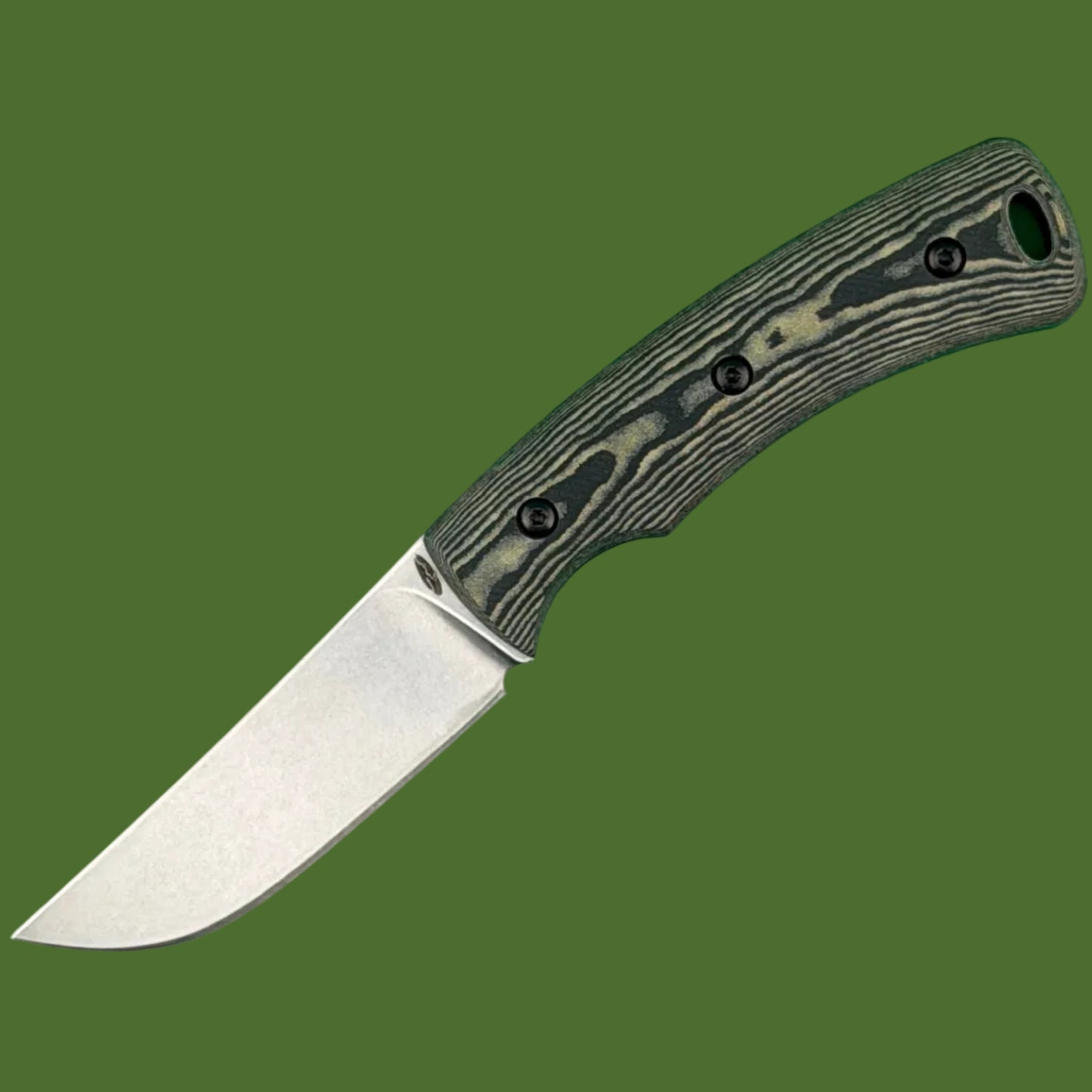 TRM Tagalong Fixed Blade Black & Maple Richlite