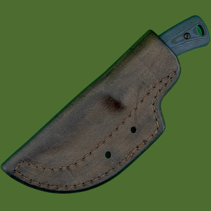 TRM Tagalong Fixed Blade Black & Blue Richlite