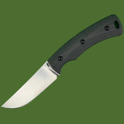 TRM Tagalong Fixed Blade Black Sand Micarta