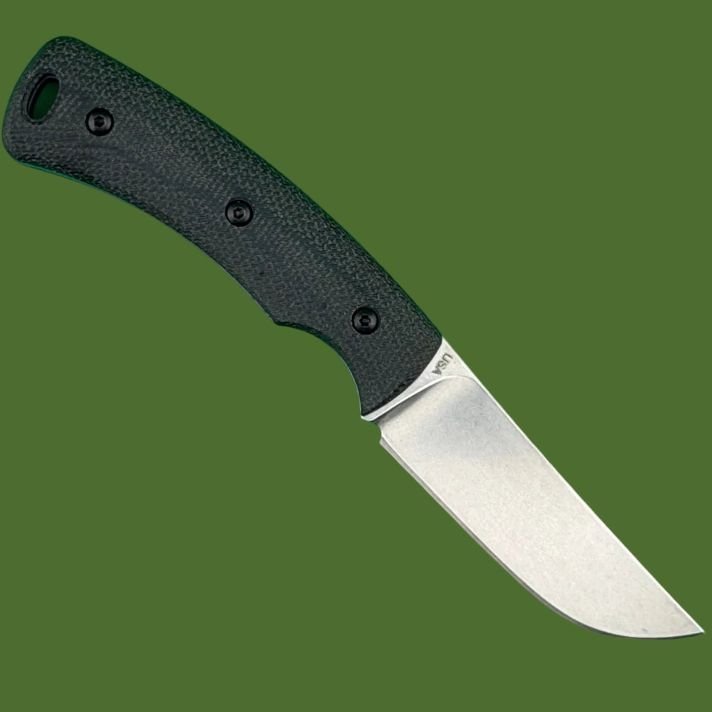 TRM Tagalong Fixed Blade Black Sand Micarta