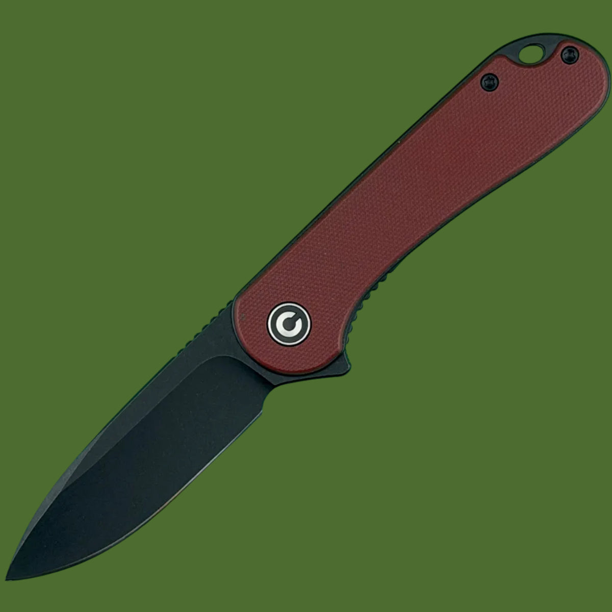Civivi Elementum Liner Lock (Burgundy G-10, Black)