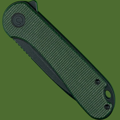 Civivi Elementum Tanto Liner Lock (Green Micarta, Black)