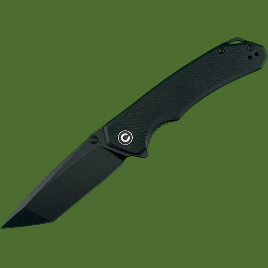 Civivi Brazen Tanto Liner Lock (Black G-10, Black)