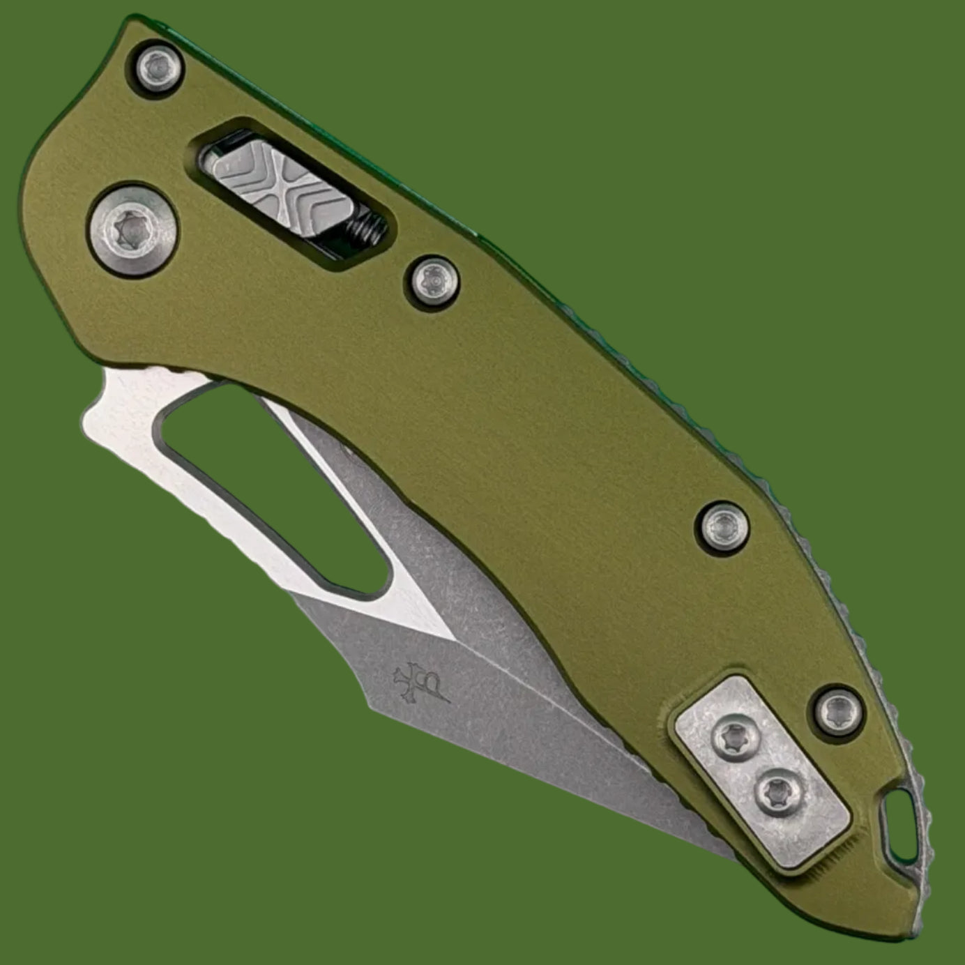 Microtech Mini Stitch Ram-Lok S/E OD Green Apocalyptic Standard 169MRL-10APOD