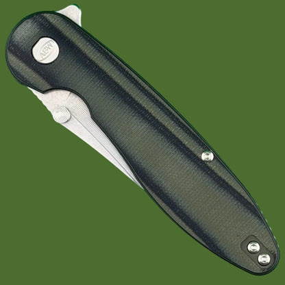American Blade Works Model 1 Flipper+Thumb Stud (OD Green/Black G-10)