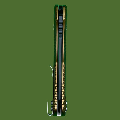 Microtech MSI S/E Fluted Tan Aluminum Standard 210-1FLTA