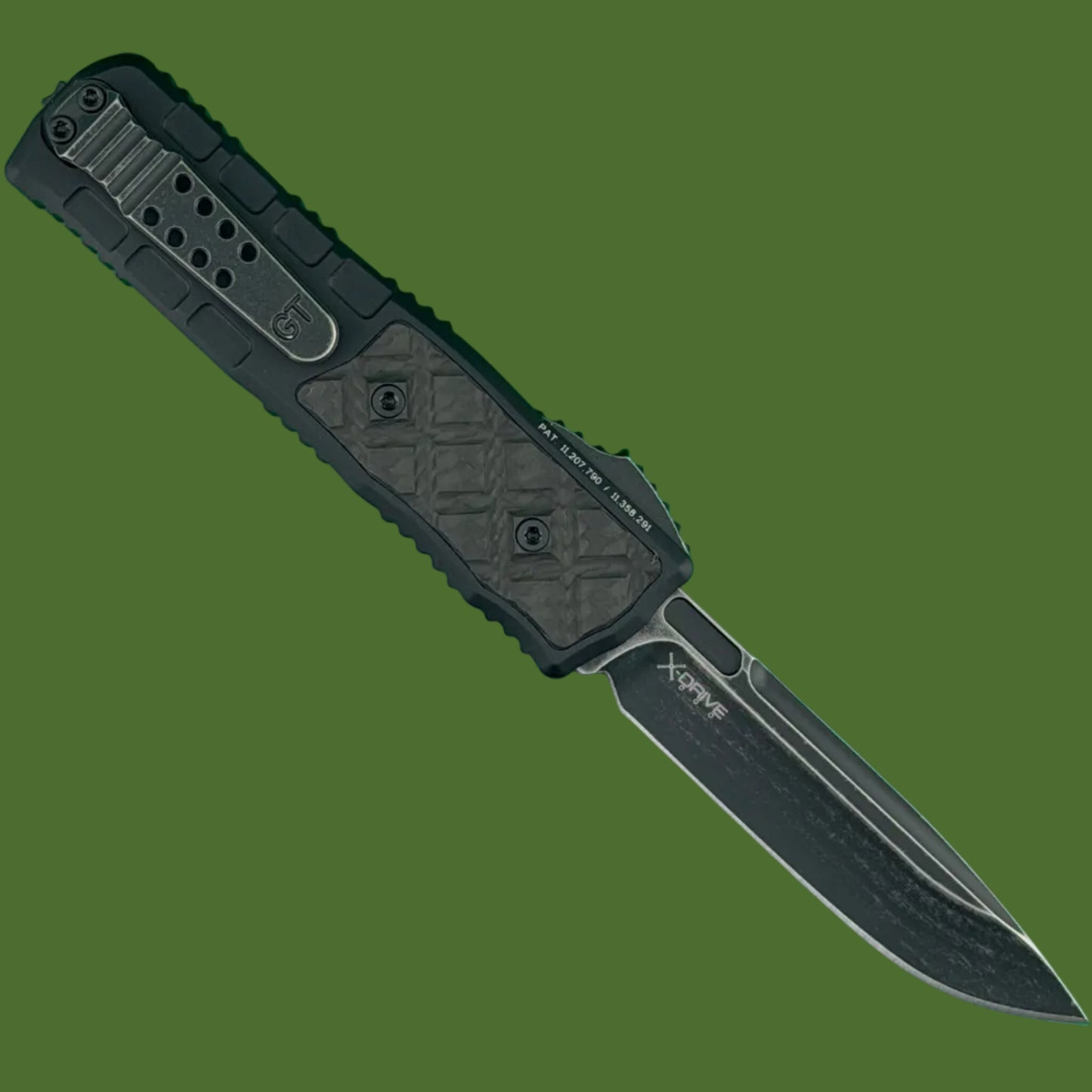Guardian Tactical Apex S/E OTF Carbon Fiber Inlay (Dark Stonewash MagnaMax) 152611