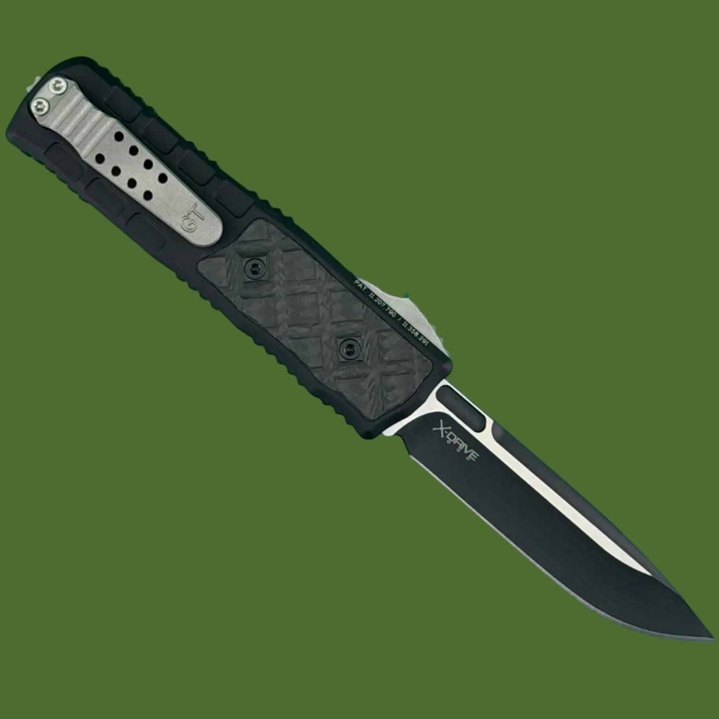 Guardian Tactical Apex S/E OTF Carbon Fiber Inlay (Two Tone Black MagnaMax) 152211