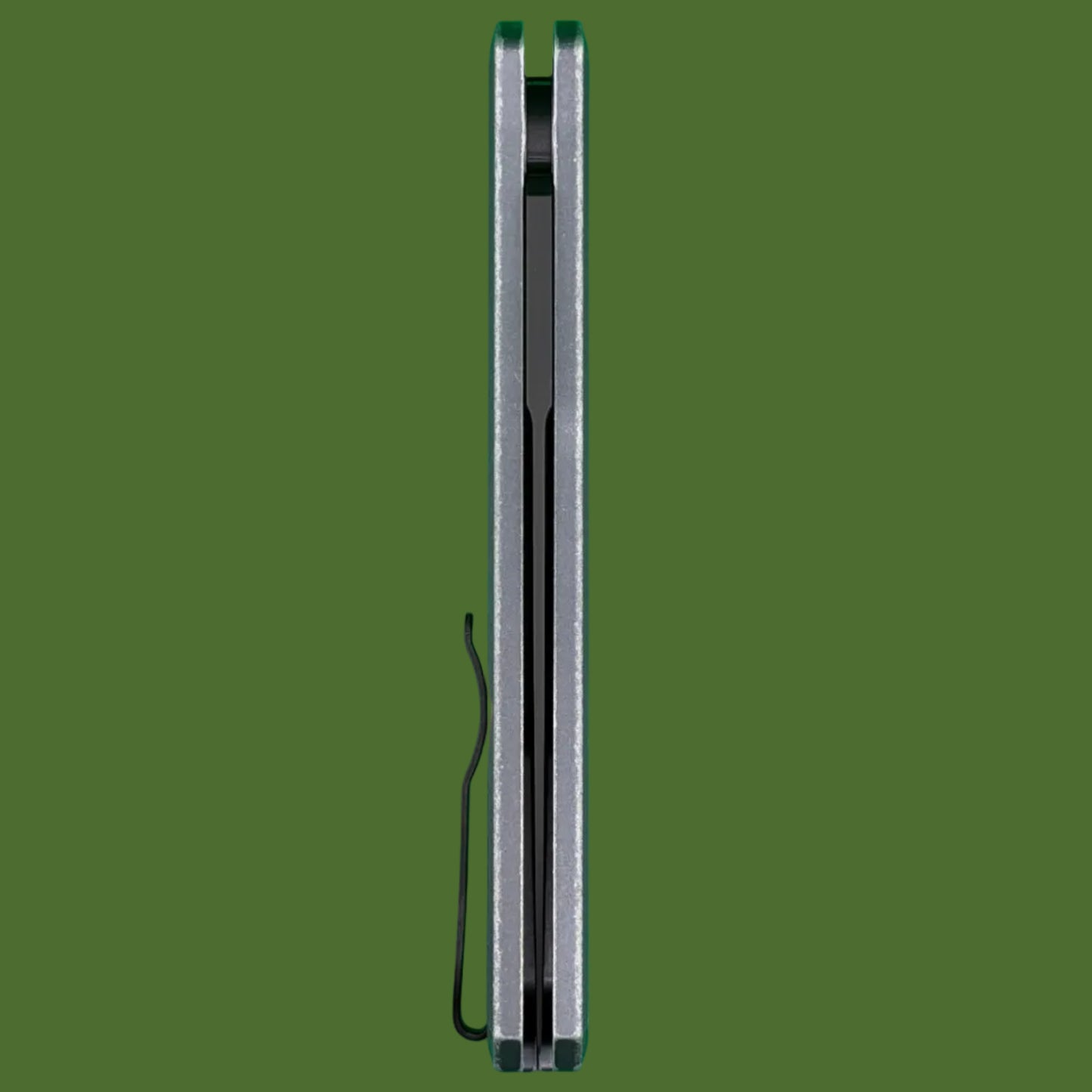 Protech Godfather Auto Battleworn Grey Aluminum Handle, DLC Blade BSA26.Godfather.1