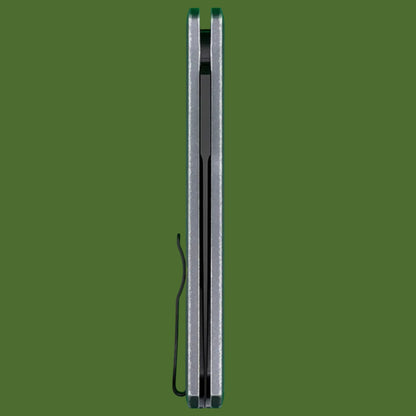 Protech Godfather Auto Battleworn Grey Aluminum Handle, DLC Blade BSA26.Godfather.1