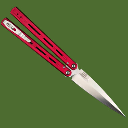Protech FlyFather 2 Balisong Red Aluminum FF2101-RED