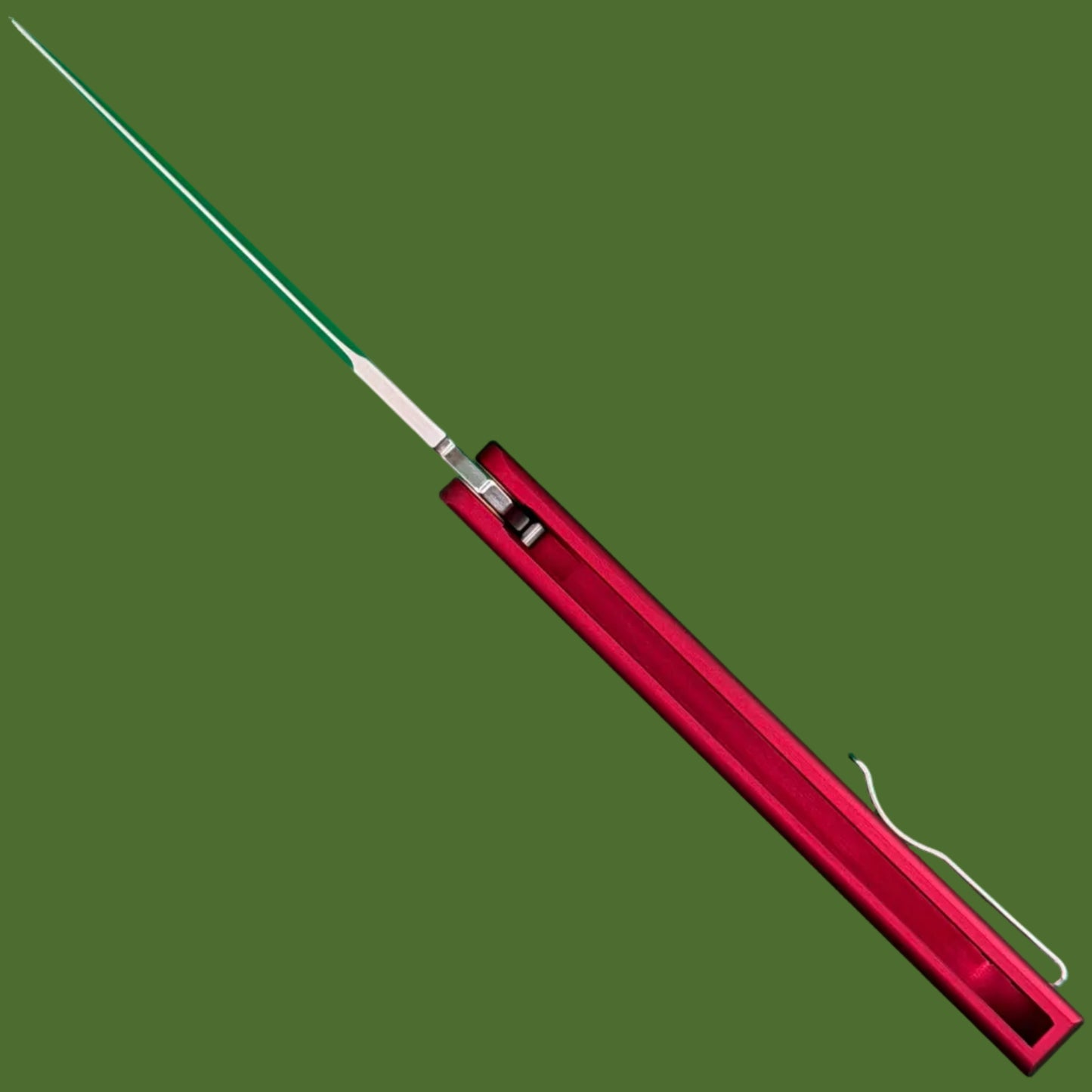 Protech FlyFather 2 Balisong Red Aluminum FF2101-RED