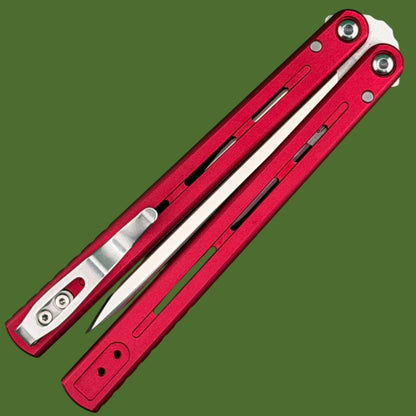 Protech FlyFather 2 Balisong Red Aluminum FF2101-RED