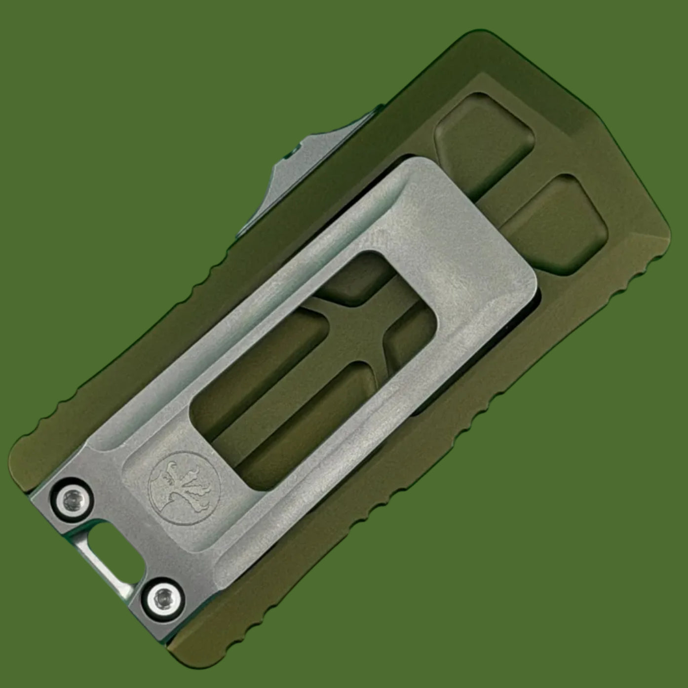 Microtech Exocet II Wharncliffe OD Green Stonewash Standard 1156-10OD