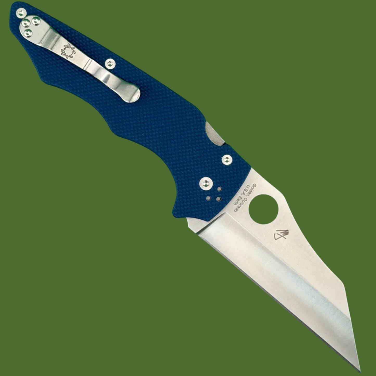 Spyderco Yojumbo Compression Lock Cobalt Blue SPY27