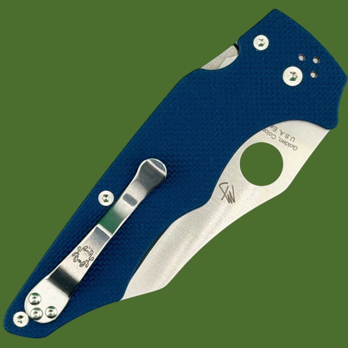 Spyderco Yojumbo Compression Lock Cobalt Blue SPY27