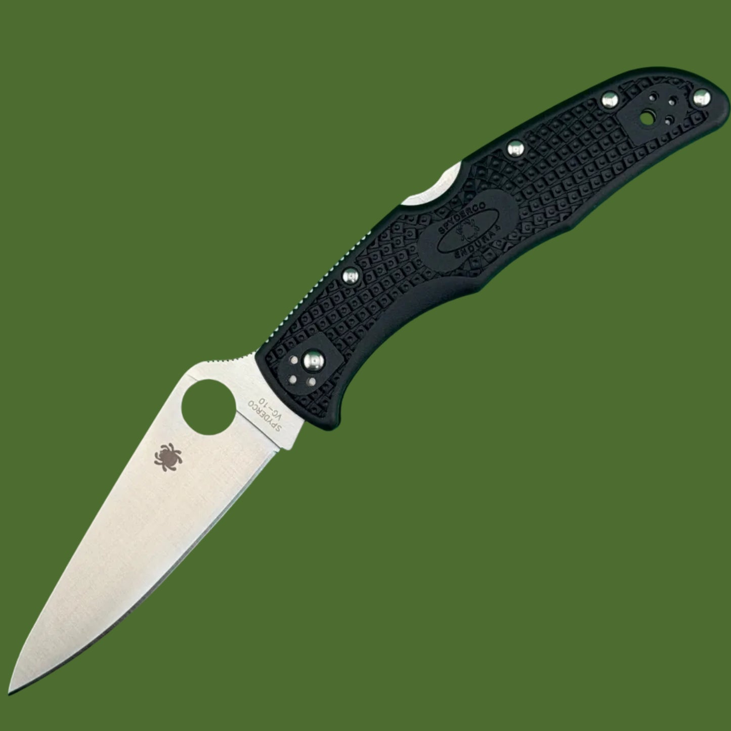 Spyderco Endura 4 Lightweight Black Flat Ground