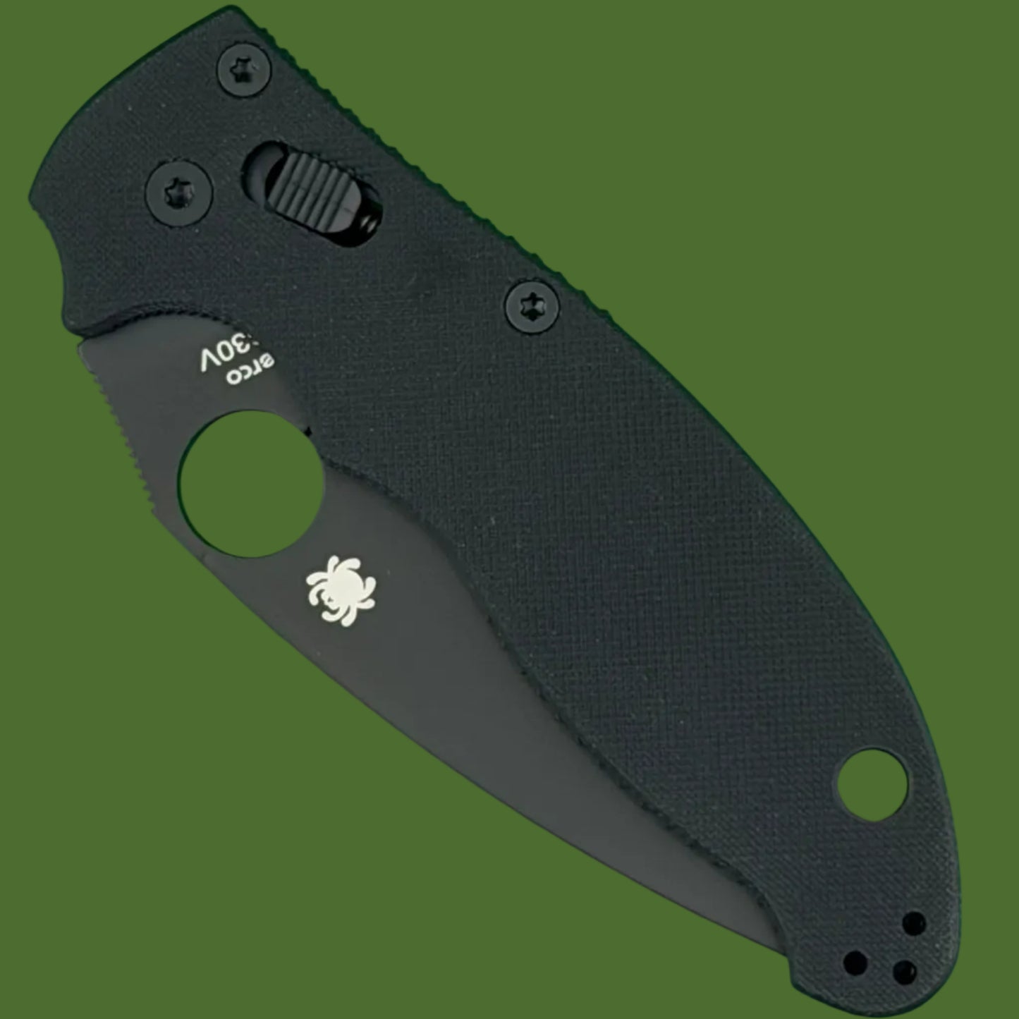 Spyderco Manix 2 (Black G-10, Black Blade)