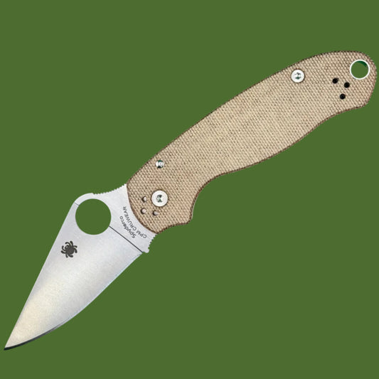 Spyderco Para 3 Compression Lock Brown Micarta