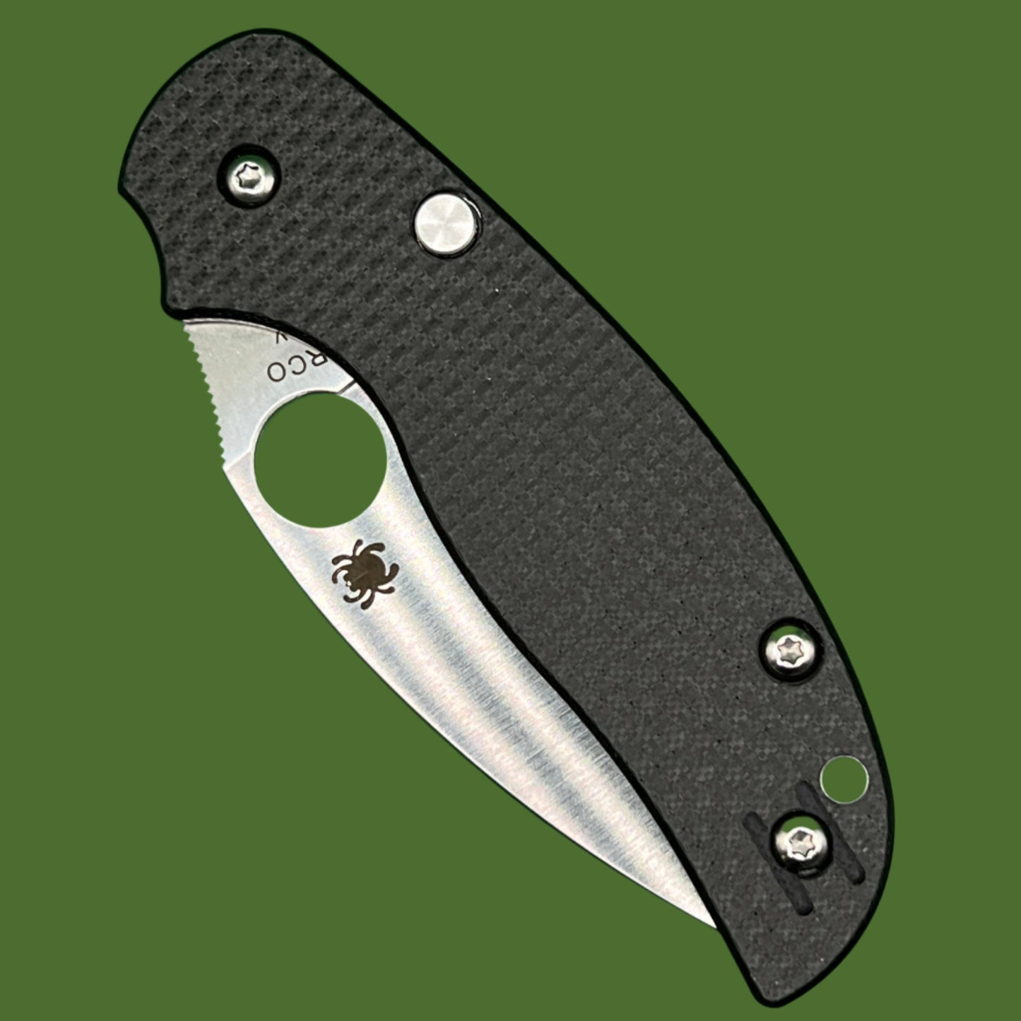 Spyderco Sage 6 Button Compression Lock CF/G-10 Laminate
