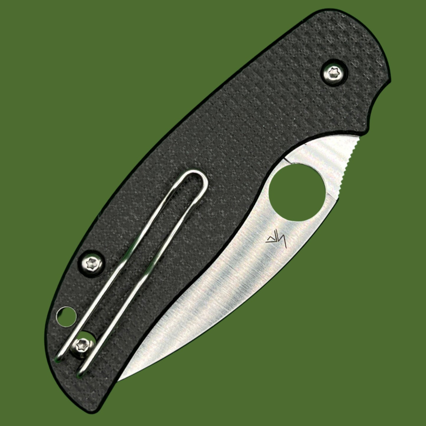 Spyderco Sage 6 Button Compression Lock CF/G-10 Laminate