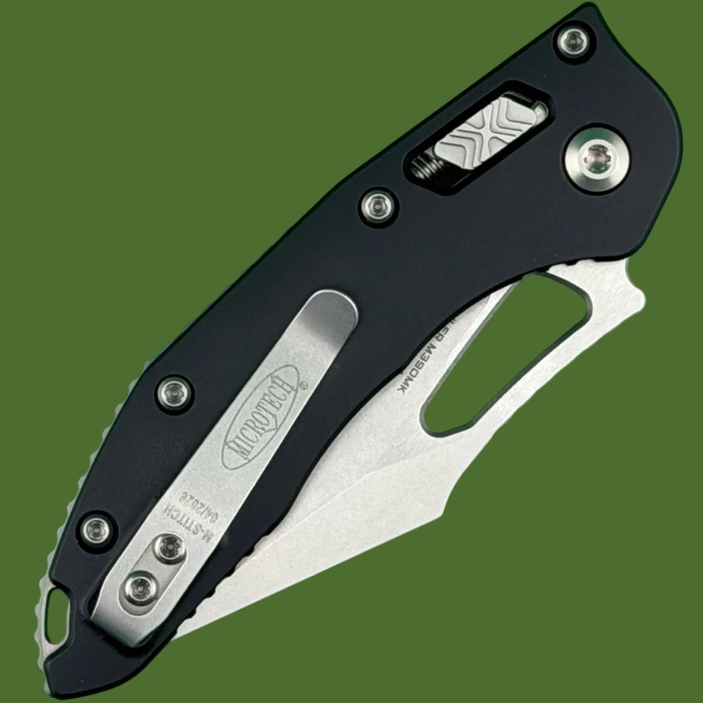 *Pre-Owned* Microtech Mini Stitch Ram-Lok S/E Stonewash Standard 169MRL-10