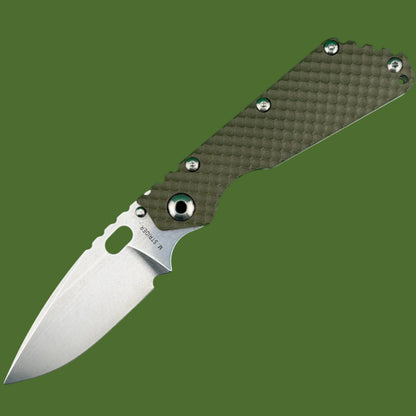 *Pre-Owned* Strider SMF DGG Magnacut Gunner Grip Titanium/OD Green G-10