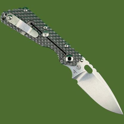 *Pre-Owned* Strider SMF DGG Magnacut Gunner Grip Titanium/OD Green G-10