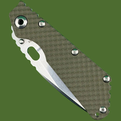 *Pre-Owned* Strider SMF DGG Magnacut Gunner Grip Titanium/OD Green G-10