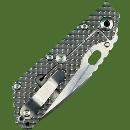 *Pre-Owned* Strider SMF DGG Magnacut Gunner Grip Titanium/OD Green G-10