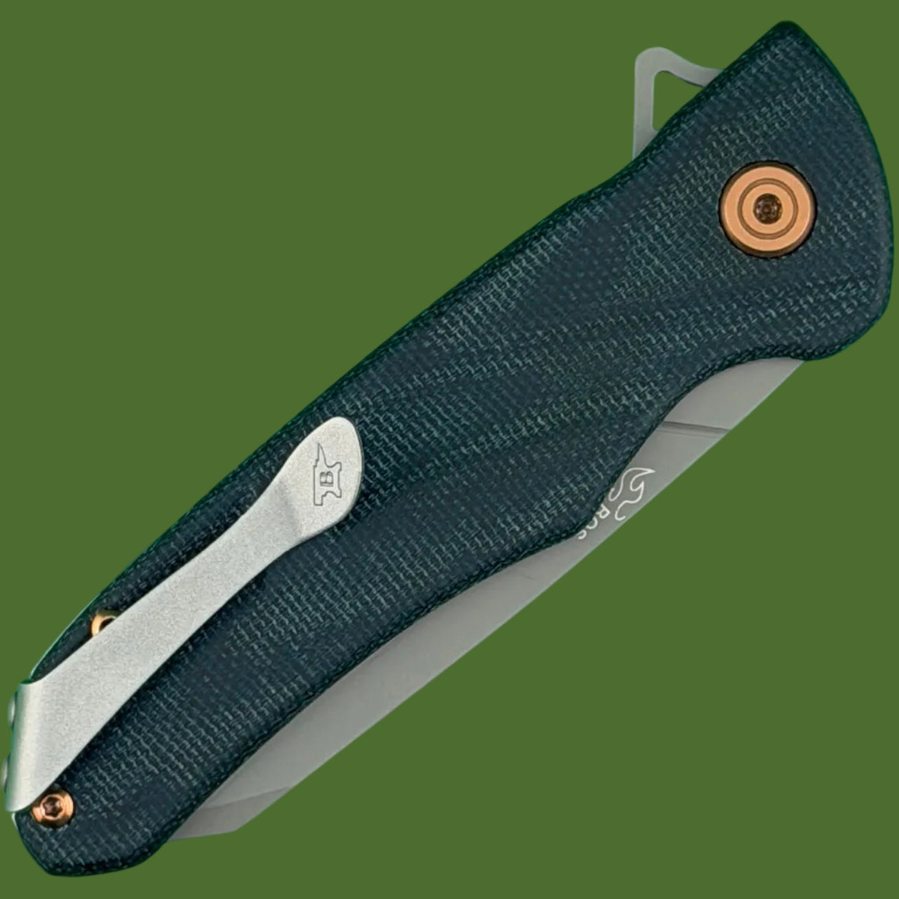 *Pre-Owned* Buck Sprint Ops 843 Denim Micarta/Magnacut
