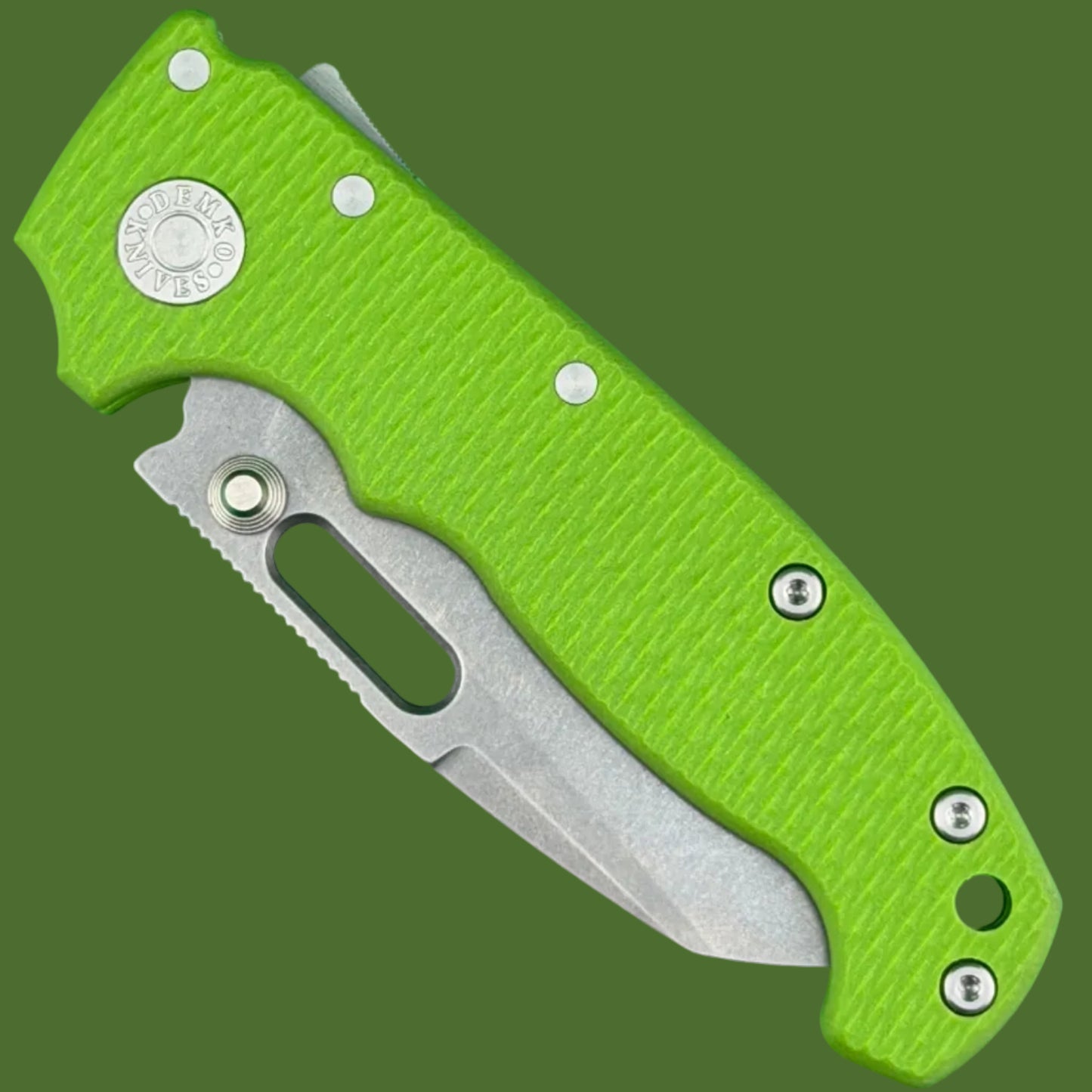 *Pre-Owned* Demko MG AD20 Slim Cru-Wear Shark Foot Neon Green G-10