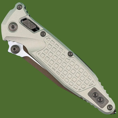 Microtech Socom Ram-Lok S/E Frag Champagne Gold Standard