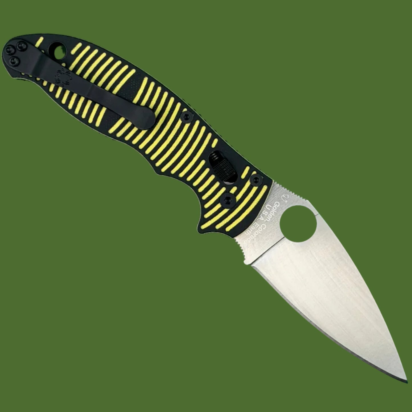 Spyderco Manix 2 Salt Black/Yellow Magnacut