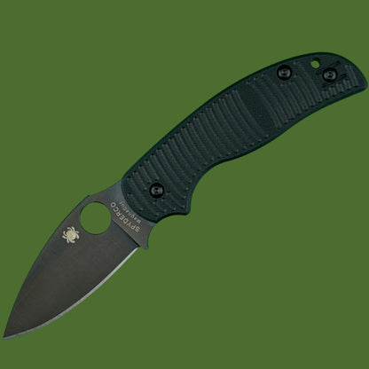 Spyderco Sage 5 Salt Black G-10 TiCN Coated Magnacut