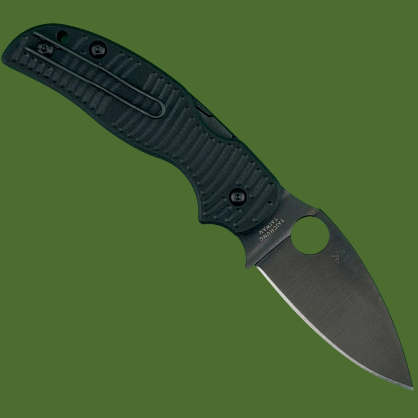 Spyderco Sage 5 Salt Black G-10 TiCN Coated Magnacut