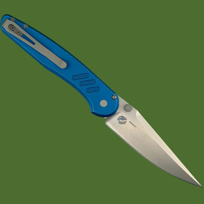 Protech Peace Neighbor Avalon Button Lock Battleworn Blue PN1101-BWBLUE
