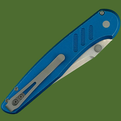 Protech Peace Neighbor Avalon Button Lock Battleworn Blue PN1101-BWBLUE