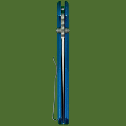 Protech Peace Neighbor Avalon Button Lock Battleworn Blue PN1101-BWBLUE