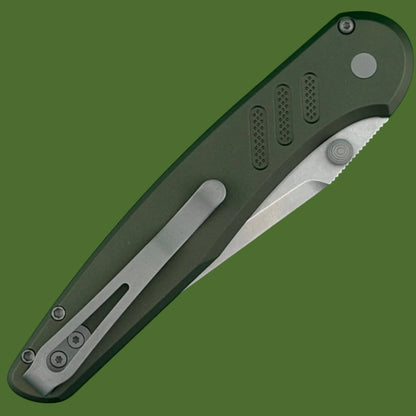 Protech Peace Neighbor Avalon Button Lock OD Green PN1101-GREEN