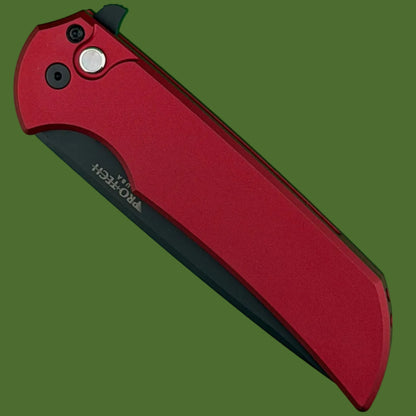 Protech Mordax Button Lock Red/Black Limited MX103-LTDRED